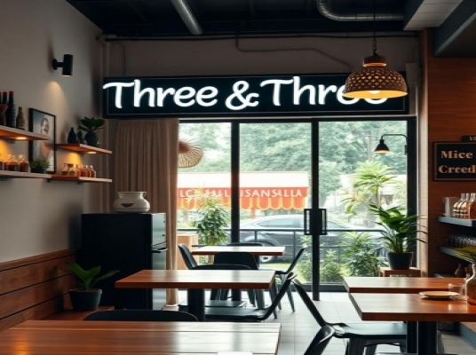 THREE AND THREE CAFE (PANTAI REMIS)