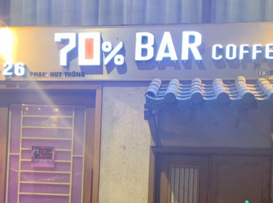 [HANOI] 70% BAR COFFEE